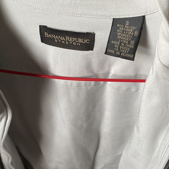 NEW BANANA REPUBLIC SIP UP BLAZER SMALL - Picture 3 of 3